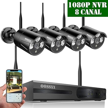 ?2019 Neu? Überwachungskamera Set System Videoüberwachung CCTV 1080P NVR Rekorder Überwachungskamera Outdoor Mit 4 720P Innen