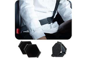 Yuoyar 2 Pack Universal Leather Seat Belt Clip for Adults and Children