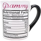 Cottage Creek Mugs - 16oz Large Ceramic Grammy Coffee Cup, Stoneware Tea Mug for Kitchen and Home, Birthday Gifts for Women, Grandma, Nana, Grandparents