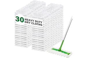 SoliFairy Heavy Duty Dry Sweeping Cloth Refills for Swiffer Sweeper Mop, Sweeper Pet Dry Pad Refills to Clean Dust, Pet Hair,