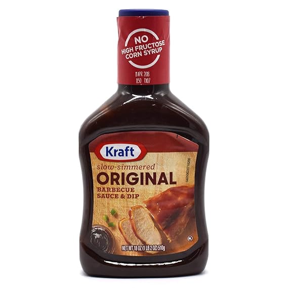 Amazon Com Kraft Original Bbq Sauce 18 Oz Bottle Grocery Gourmet Food