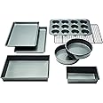 Chicago Metallic Professional Non-Stick 8-Piece Bakeware Set, Silver