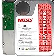 MDD (MDD10TSATA25672DVR) 10TB 7200RPM 256MB Cache SATA 6.0Gb/s 3.5inch Internal Surveillance Hard Drive - 3 Years Warranty (Renewed)
