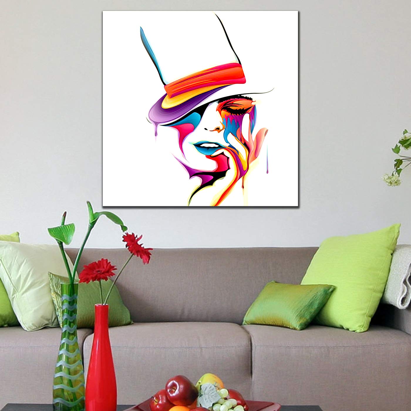 Drawing room Canvas Painting