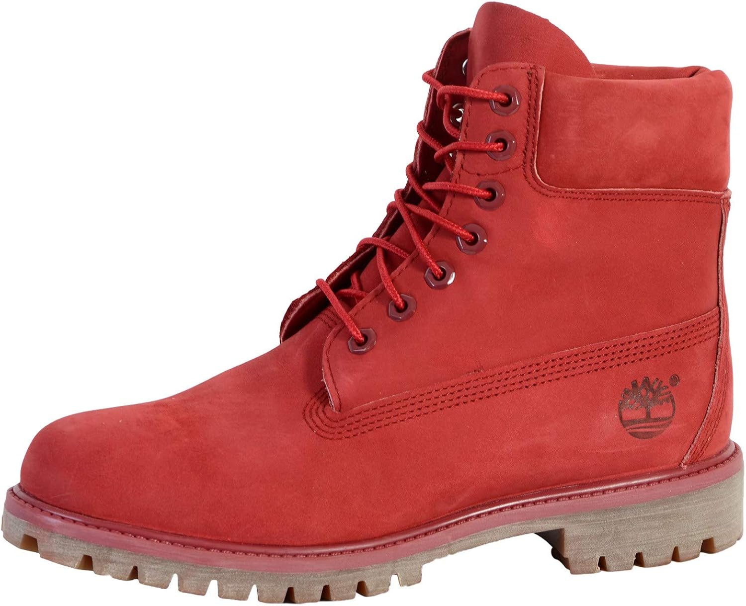 Timberland 6 in Buck Boot Red Nubuck 8 UK Amazon.co.uk Shoes & Bags