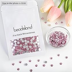 beadsland 288 Piece Flat Back Crystal Rhinestones
