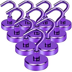 DIYMAG Magnetic Hooks, 30Lbs Strong Heavy Duty