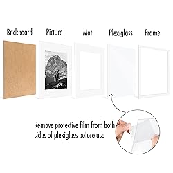 Americanflat 16x20 Picture Frame Set of 5 in White