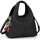 Women's Top Handle Handbag Small Satchel Bags Trendy Hobo Purse Crossbody Bag Faux Leather Shoulder Bag Satchel Purse