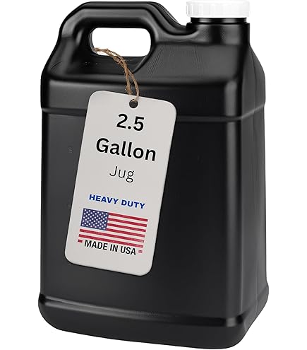 2.5 Gallon Plastic Jug With Graduation Marks | Yankee Containers: Drums - View #10