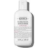 Kiehl's Ultra Facial Moisturizer, for Easy Daily Hydration, Infused with Squalane and Glycerin, Replenishes Moisture Barrier and Softens Skin, Suitable for All Skin Types, Fragrance-Free