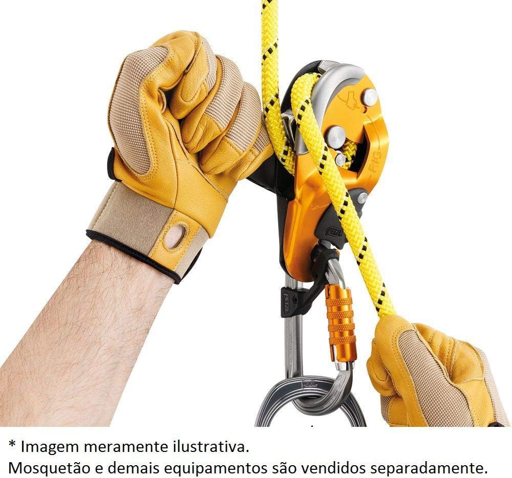 PETZL - RIG, Compact self-braking descender, Yellow, (10 to 11.5mm ropes) : Sports & Outdoors