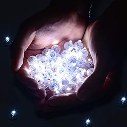 Xthuge 150pcs Mini Round LED Ball Lamp Balloon