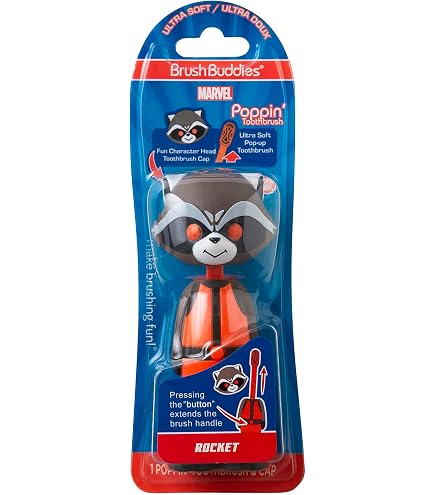 Amazon.com: Brush Buddies Marvel Groot Kids Toothbrush Soft
