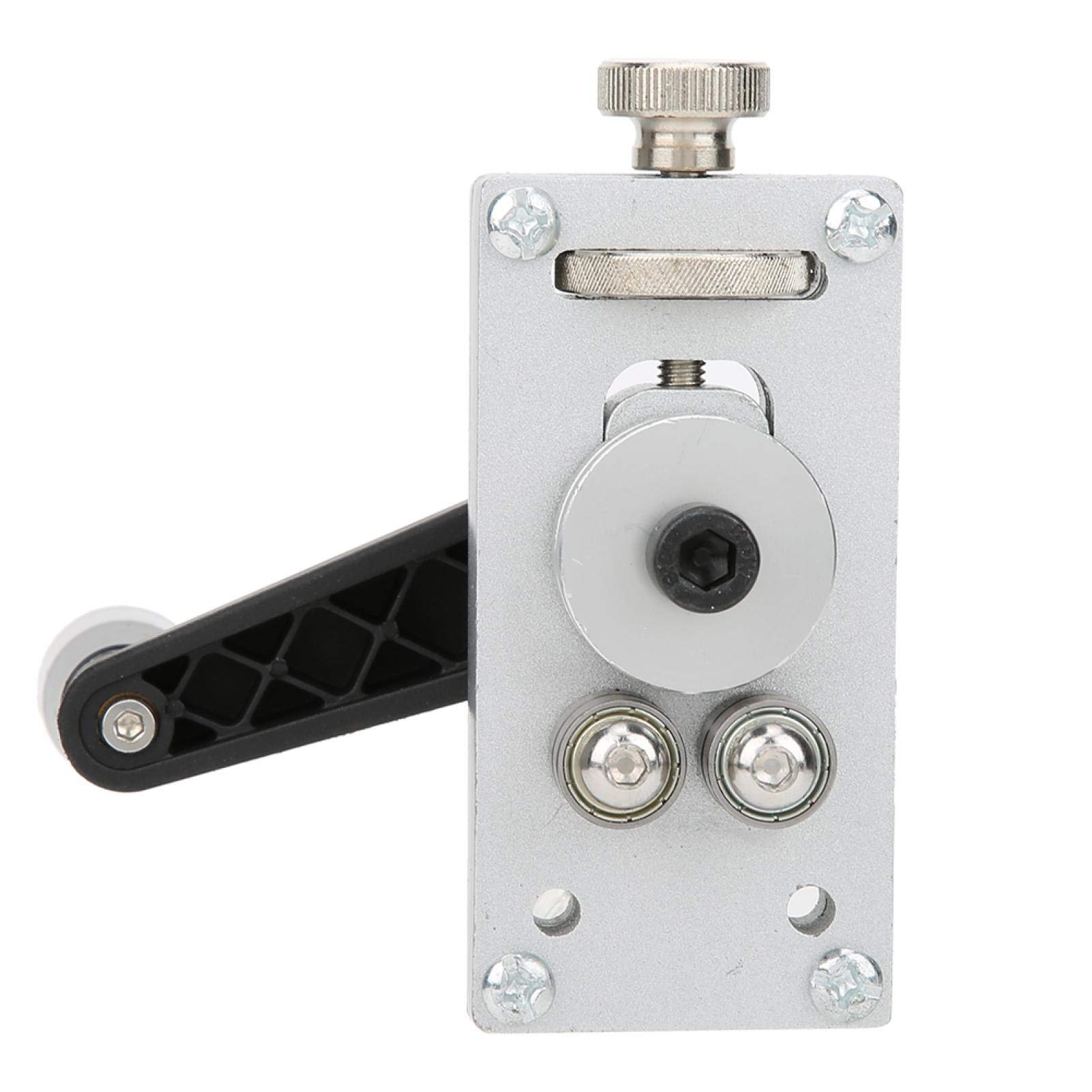 SONK Guitar Fret Bender, Convenient Zinc Alloy Guitar Luthier Tool with Adjustable Thumbwheel for Fret Wire Bending and Straightening, Fret Wire Bender for Guitar Repair and Maintenance(Short)