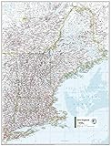 National Geographic Maps: New England U.S.A Wall