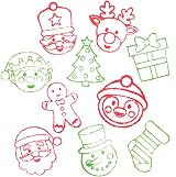 Baker Ross Christmas Self-Inking Stampers Pack of 10 Kids Arts Crafts Assorted view 6