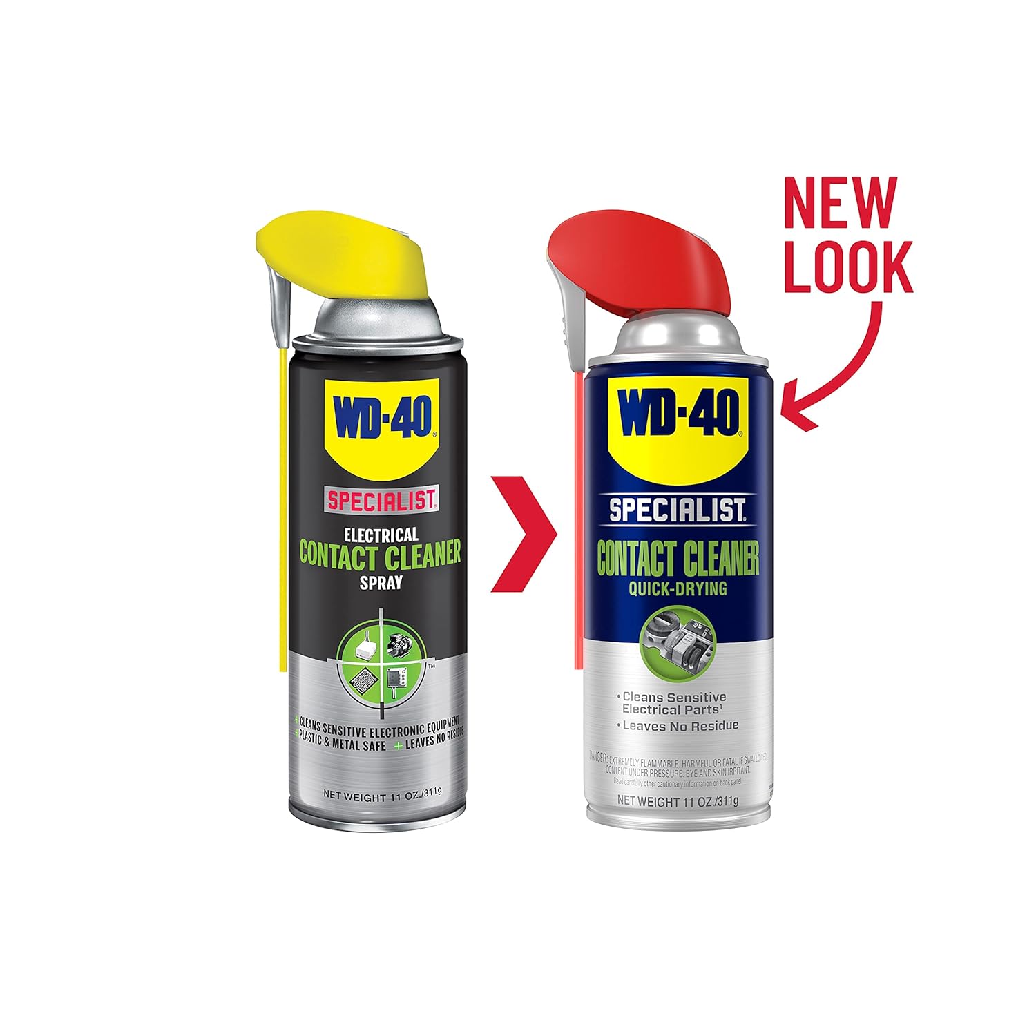 WD-40 Specialist Electrical Contact Cleaner Spray - Electronic & Electrical Equipment Cleaner. 11 oz. (Pack of 1) - 300554-E: Industrial & Scientific