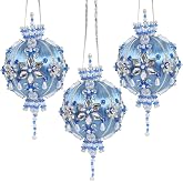 Herrschners Snowy Shimmer Ornament Kit