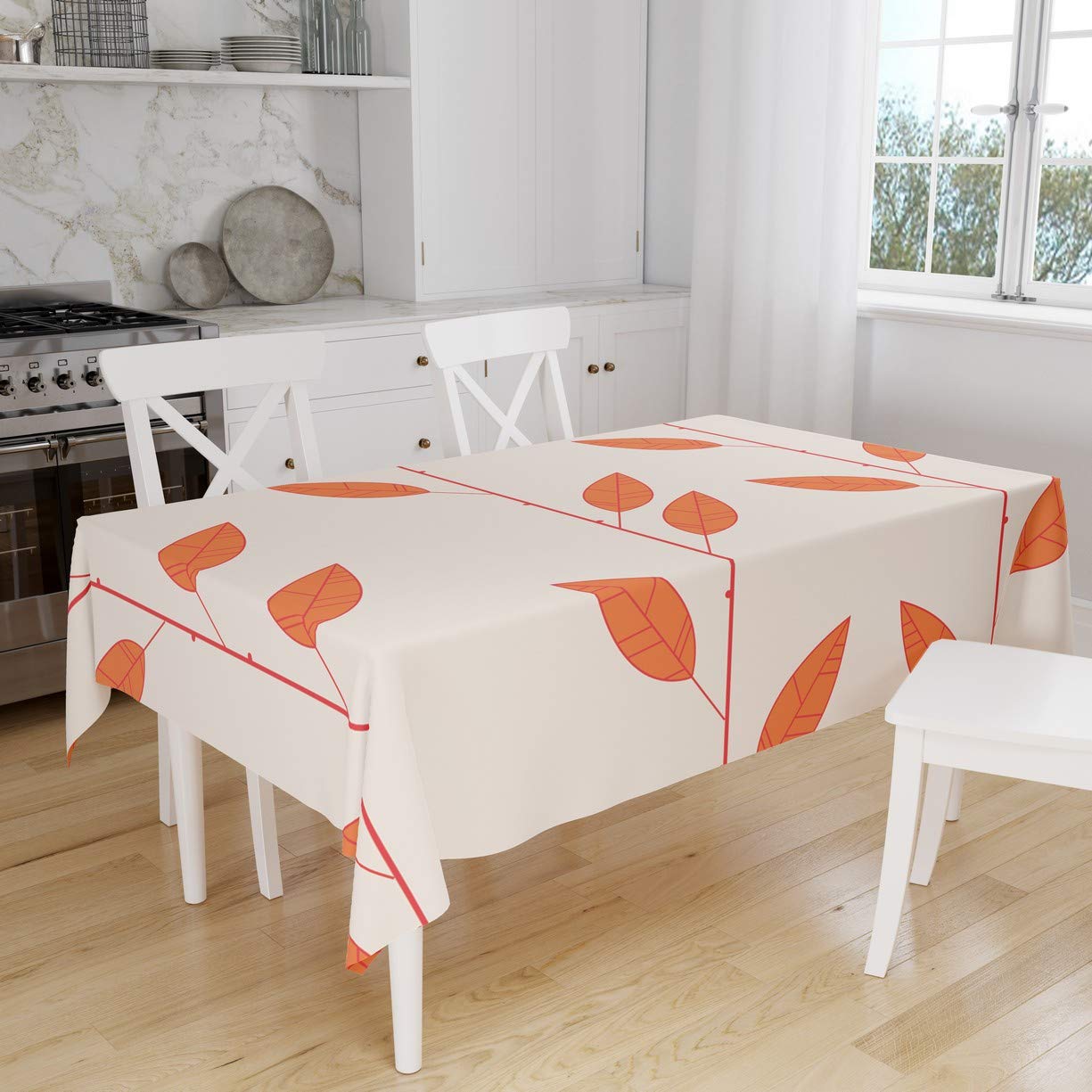 Bonamaison Kitchen Decoration, Tablecloth, 140cm x 160cm - Designed and Manufactured in Turkey