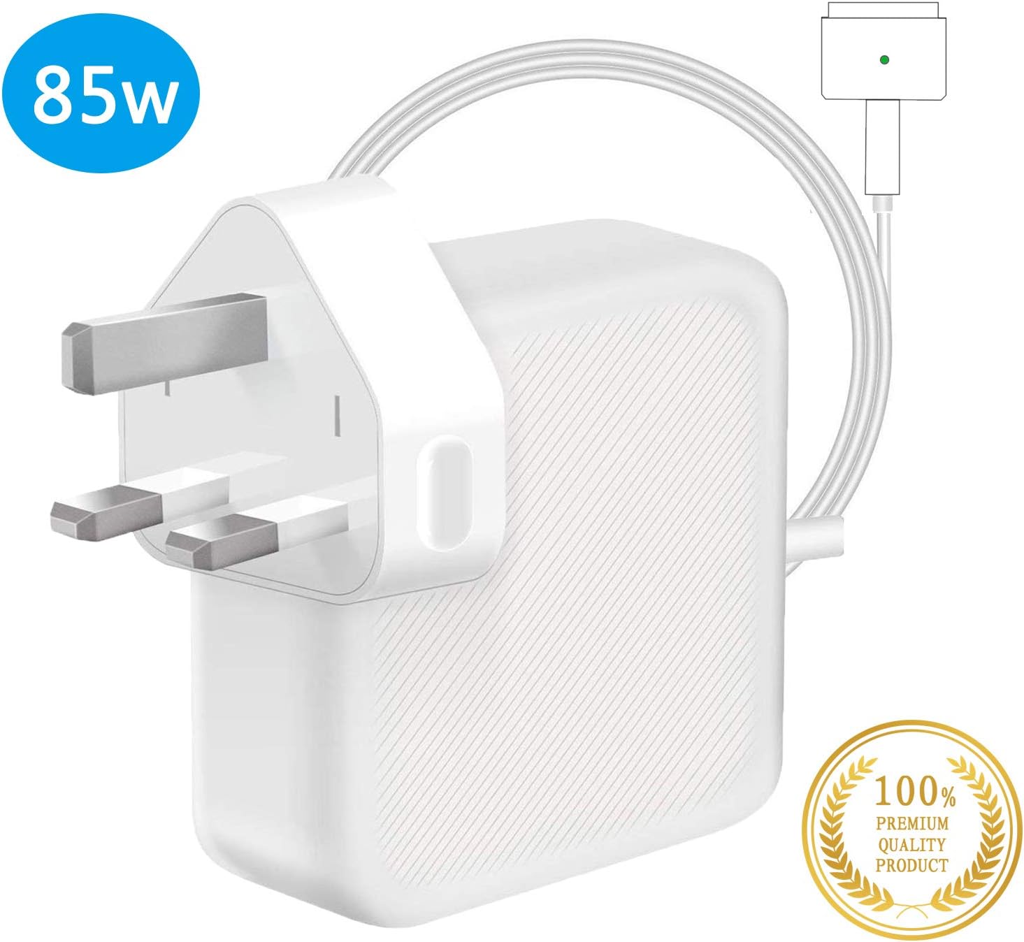 TOPSELL Compatible With Macbook pro Charger, Replacement 85W Magsafe 2 T Shape Connector Power Adapter for Mac Book 13'', 15'' and 17'' - Mid 2012- Mid 2015 Models