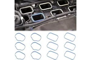 Mtxorvix Intake Manifold Gaskets Lower & Upper Gasket Plenum Set, Intake Manifold Rubber Sealing Gasket Compatible with Dodge