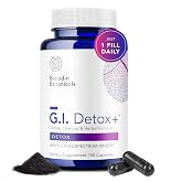 Biocidin GI Detox+ Binder Supplement, Toxins Cleanse Support, 60 Count | Gut Detox, Zeolite Heavy Metal Cleanse Support, Activated Charcoal, Silica &amp; Humic Powder, May Reduce Bloating