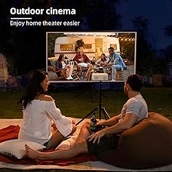 KSAN Mini Projector, 4K & 1080P Supported Portable