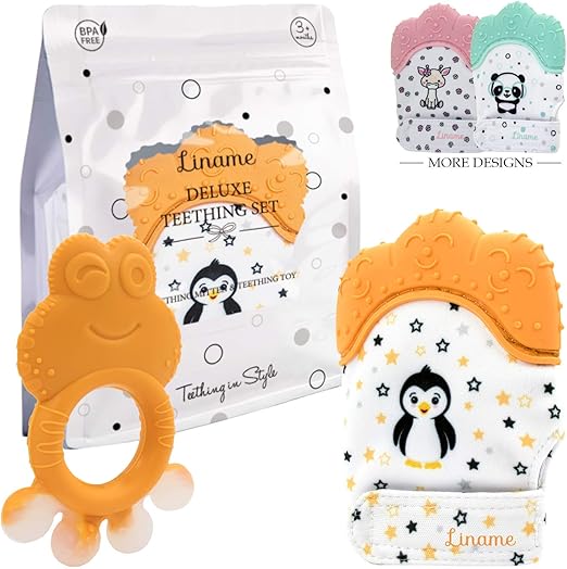 liname teething mitten