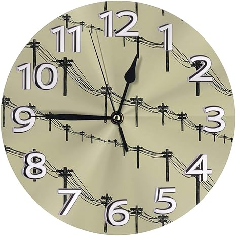 Amazon Metal Trees 壁掛け時計壁掛け インテリア リビング 子供 おしゃれ 掛け時計 デジタル 無音 電池式 静か 置き時計 掛け時計 オンライン通販