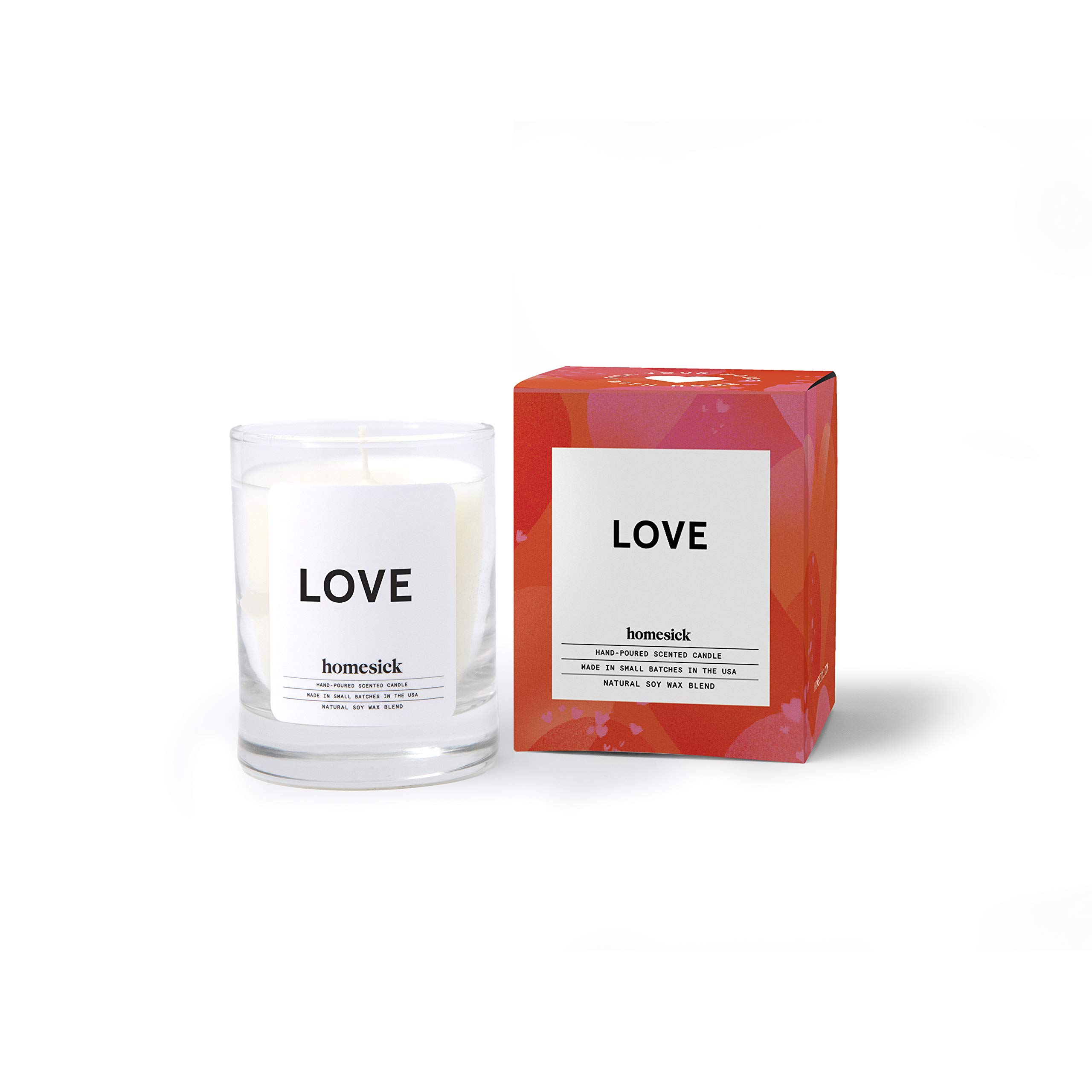 Homesick Love Mini Scented Candle (10 to 12 hr Burn Time), 1.5 oz