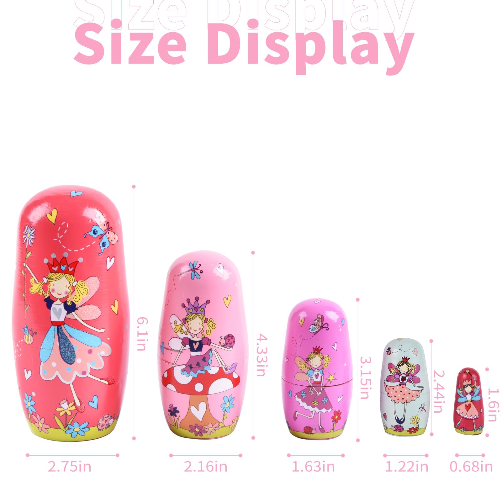 Nesting Dolls, 5Pcs 6