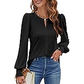 Blooming Jelly Womens Dressy Casual Blouses Business Trendy Tops Long Sleeve Shirts 2025 Fall Teacher Outfits
