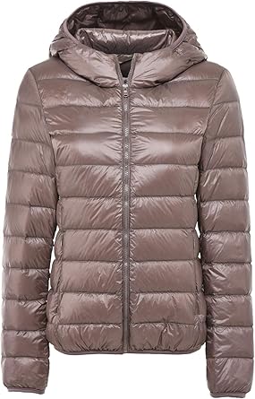 short down jacket women's