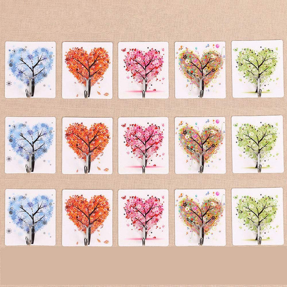 20 Pack Wall Hooks Adhesive Kingcenton 10kg 22lbs Max Super