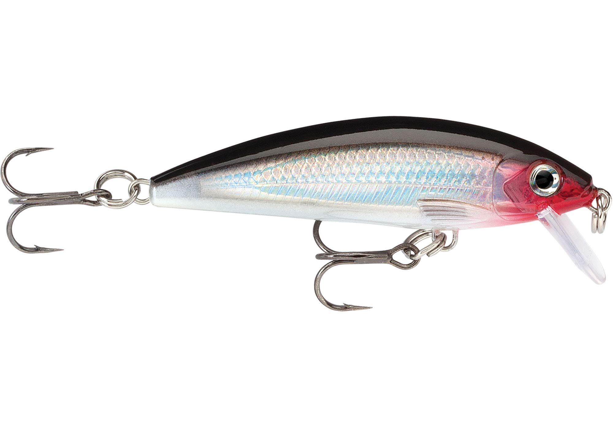 Rapala X-Rap CountDown Lure with Two No. 6 Hooks, 0.9-1.5 m Swimming Depth, 7 cm Size, Silver