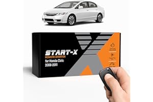 Start-X Remote Starter Kit for Honda Civic (2006, 2007, 2008, 2009, 2010, 2011) Vehicles | Key Ignition | Plug & Play Install