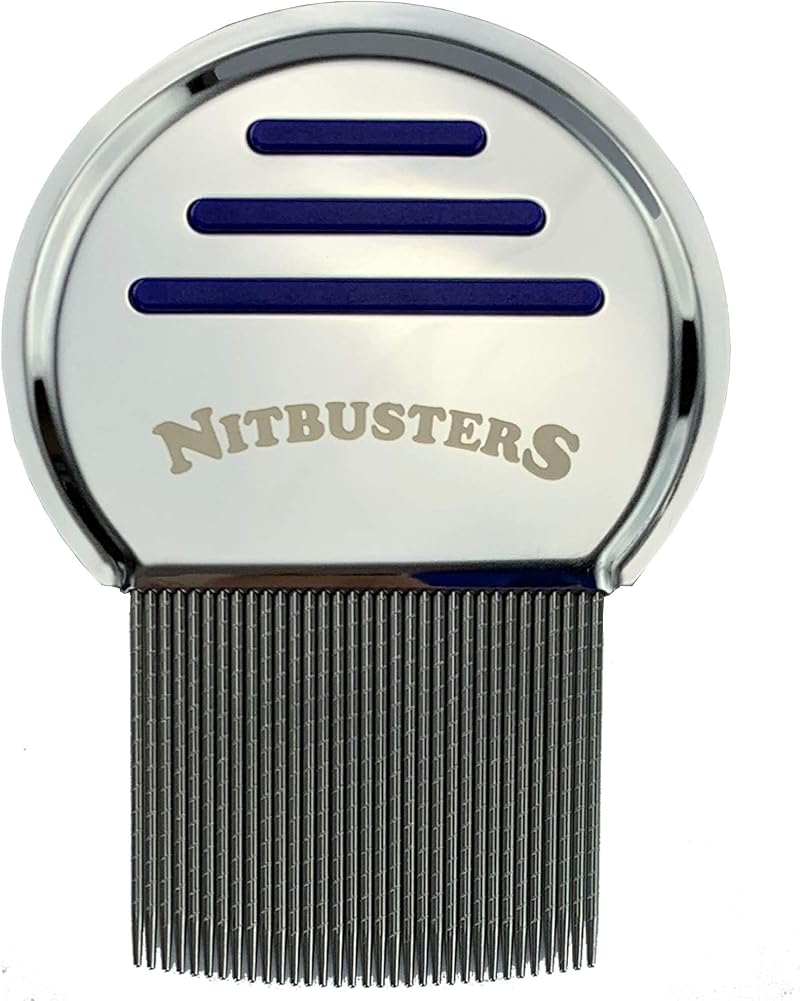 Nitbusters Infinity Stainless Steel Headlice Removal Comb with Grooves