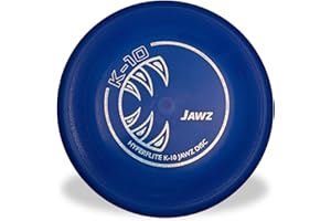 Hyperflite Jawz Dog Flying Disc - World's Toughest Training Dog Toy. Best Competition Flying Disc Toy for Pets, Puncture Resi