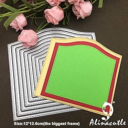 Alinacutle 10/PK-Window,Stitch Border Nesting Frame
