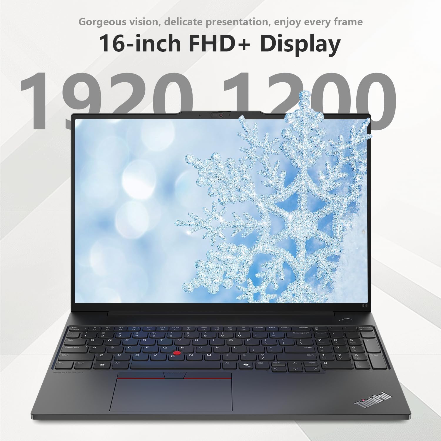 Portátil Lenovo ThinkPad E16 Gen 2 | 16" FHD+ | AMD Ryzen 7 7735U | 32GB DDR5 RAM | 1TB SSD | Huella digital | Teclado retroiluminado | | Cámara web | HDMI | Wi-Fi 6 | Windows 11 Pro | Negro | con conjunto de paquetes