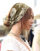 DRESHOW 4 Pack Turban Headbands Women Wide Vintage Knotted Hair Bands view 2
