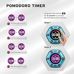 Pomodoro Timer, Magnetic Visual Timer with Flip