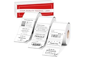 M110 Thermal Labels, M220 Labels -1.57" x 1.18"(40x30mm), Original Print Master Labels Compatible with Phomemo/Memoking M110 