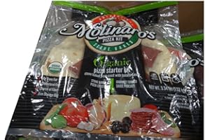 Molinaro's Stone Baked Pizza Crust Pack of 4, 1.44-Kilogram
