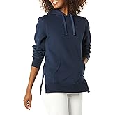 Amazon Essentials womens Fleece Hooded Tunic Sweatshirt
