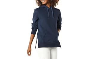 鶹 Essentials Womens French Terry Hooded Tunic Sweatshirt
