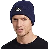 TOP-EX PolarWool™ Beanie Hats Men Women 100% Merino Wool Winter Warm Cap for Outdoor, Double Layer or Fleece Lined M-XXL