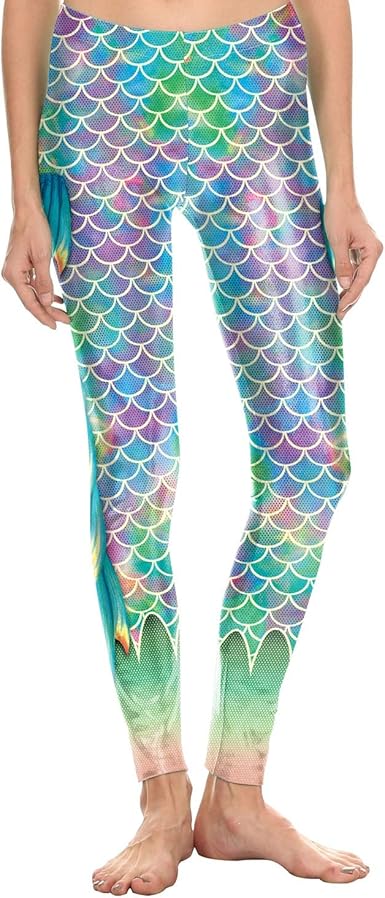 mermaid yoga leggings