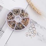 Rybtd 970 PCS Open Jump Rings 4-10mm 7 Colors for Jewelry Making view 4